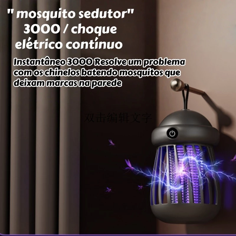 Luminária Anti- Mosquito Repelente Elétrico Lâmpada U.V Armadilha Para Insetos Direto USB