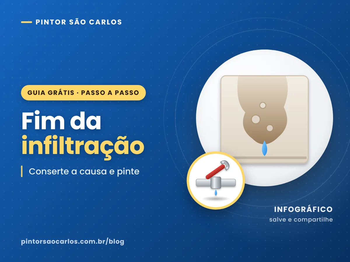 Como Consertar Infiltração na Parede - Pintor São Carlos