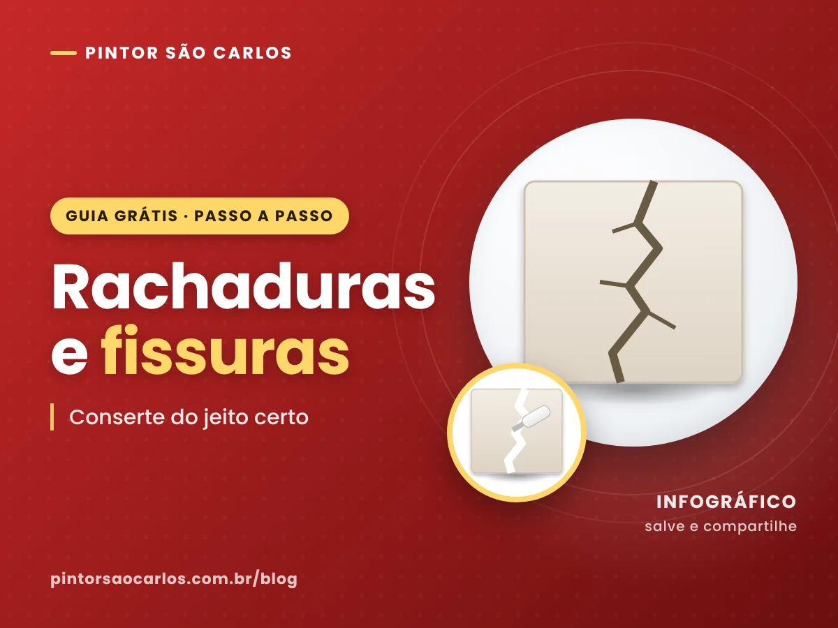 Rachaduras e Fissuras na Parede: Como Consertar - Pintor São Carlos